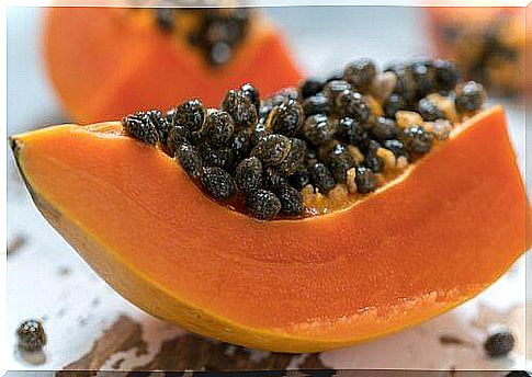 Papaya fruit 