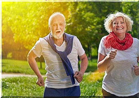 Older people exercise to avoid weight gain