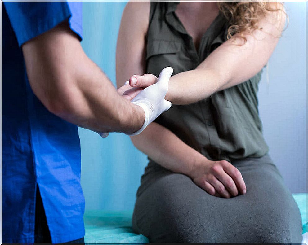 Woman at the doctor's