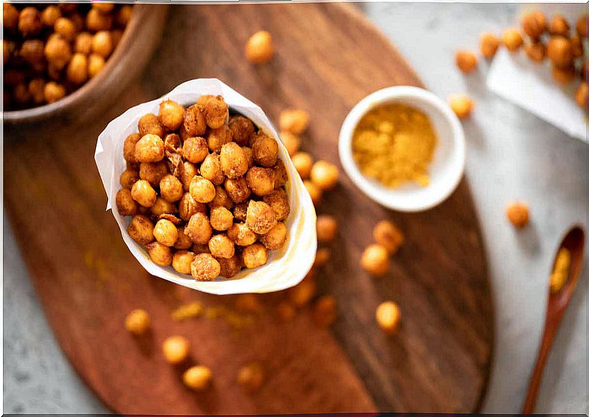 Roasted chickpeas