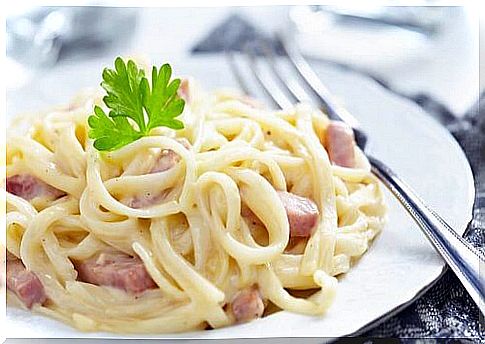 Recipe for spaghetti carbonara