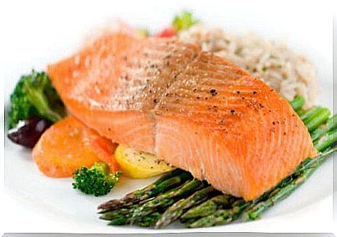 Salmon is good against rosacea