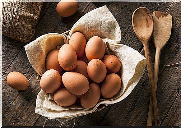 Eggs are healthy and strengthen the hair