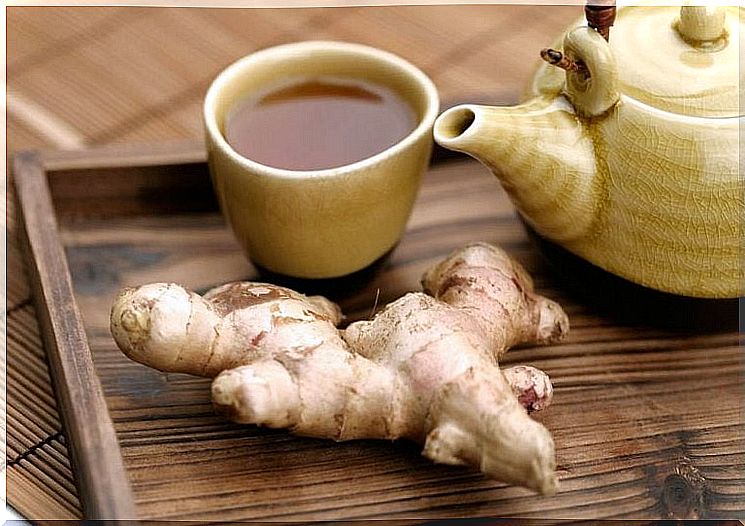 Ginger tea - remedies for joint pain