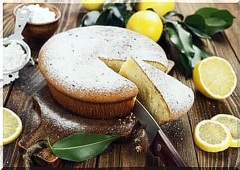 Gingerbread with lemon