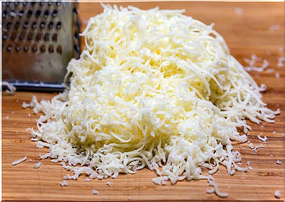 Fresh grated cheese