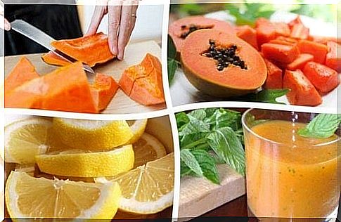 Lemon and papaya smoothie to detoxify your stomach