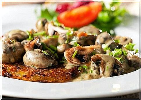 Never reheat mushrooms