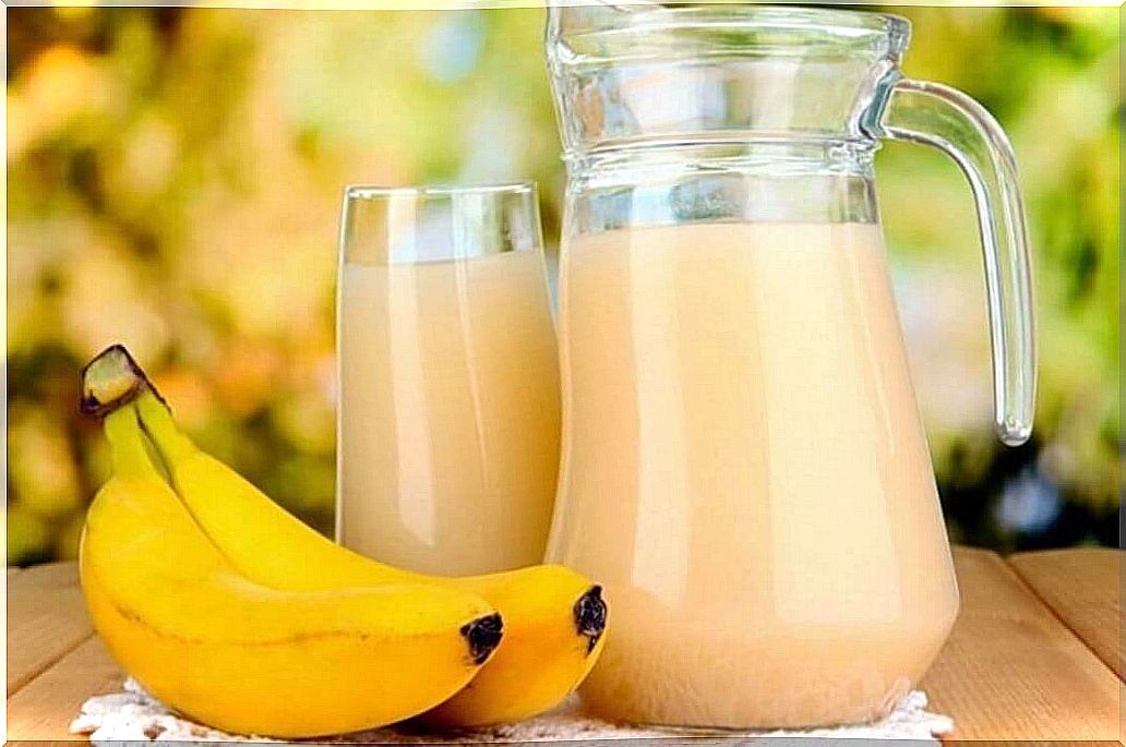 Bananas and juice