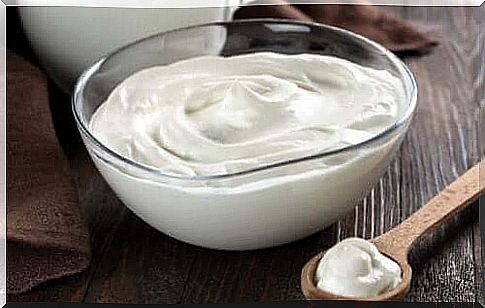 A bowl of whipped cream