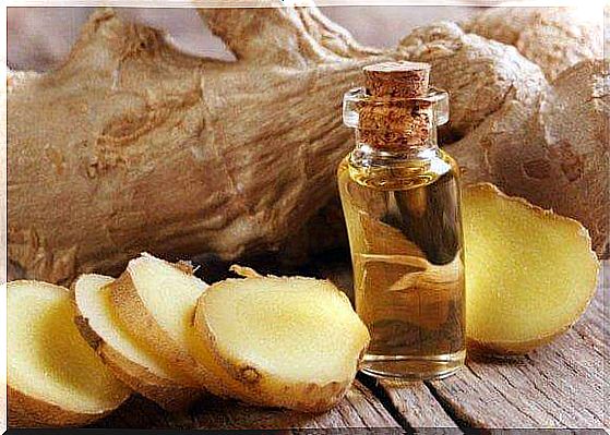 Syrup with ginger and olive oil for pain relief